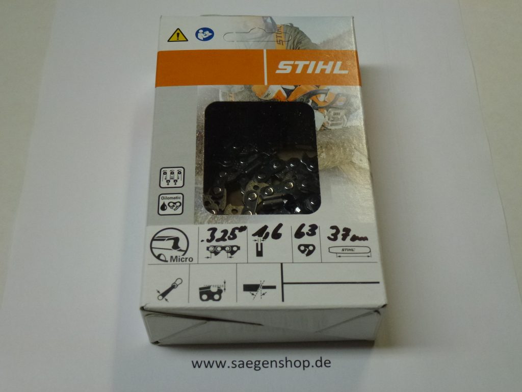 STIHL RSC Sägekette Vollmeißel – Größe 3/8V1.6, 66 Glieder, Für Motorsägen